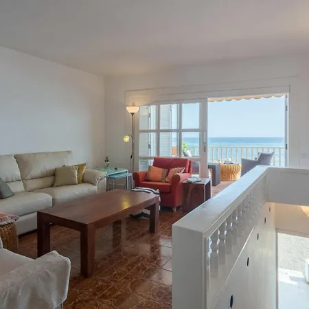 With Terrace On The Beachfront Apartment