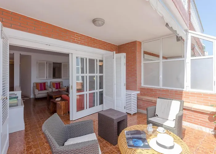 With Terrace On The Beachfront. Apartment Salinetas